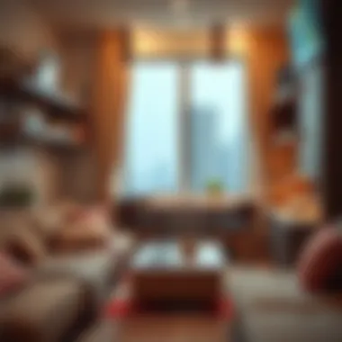 Inside a Shared Living Space for Workers Interior of a shared accommodation unit