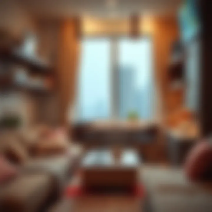 Inside a Shared Living Space for Workers Interior of a shared accommodation unit