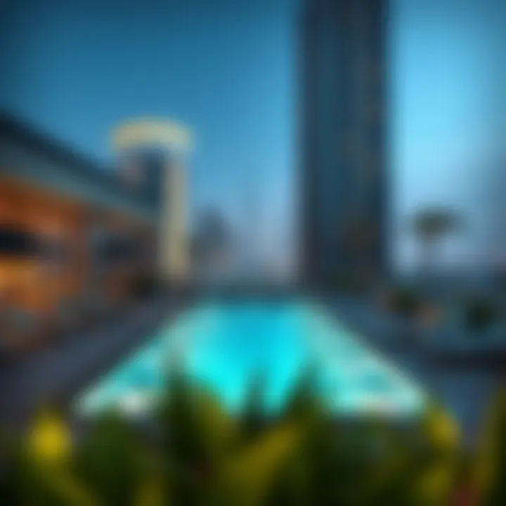 Luxurious Amenities at Viridis Tower C Luxurious amenities offered at Viridis Tower C, including a rooftop pool and fitness center