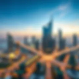 Stunning skyline view of Voleo Damac