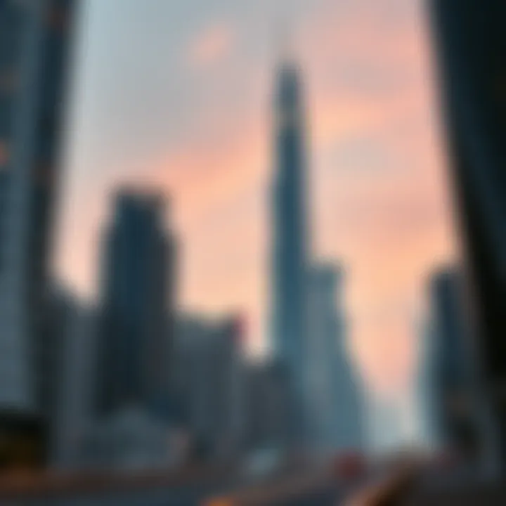 X2 Tower in the Dubai Skyline X2 Tower's integration into the Dubai skyline